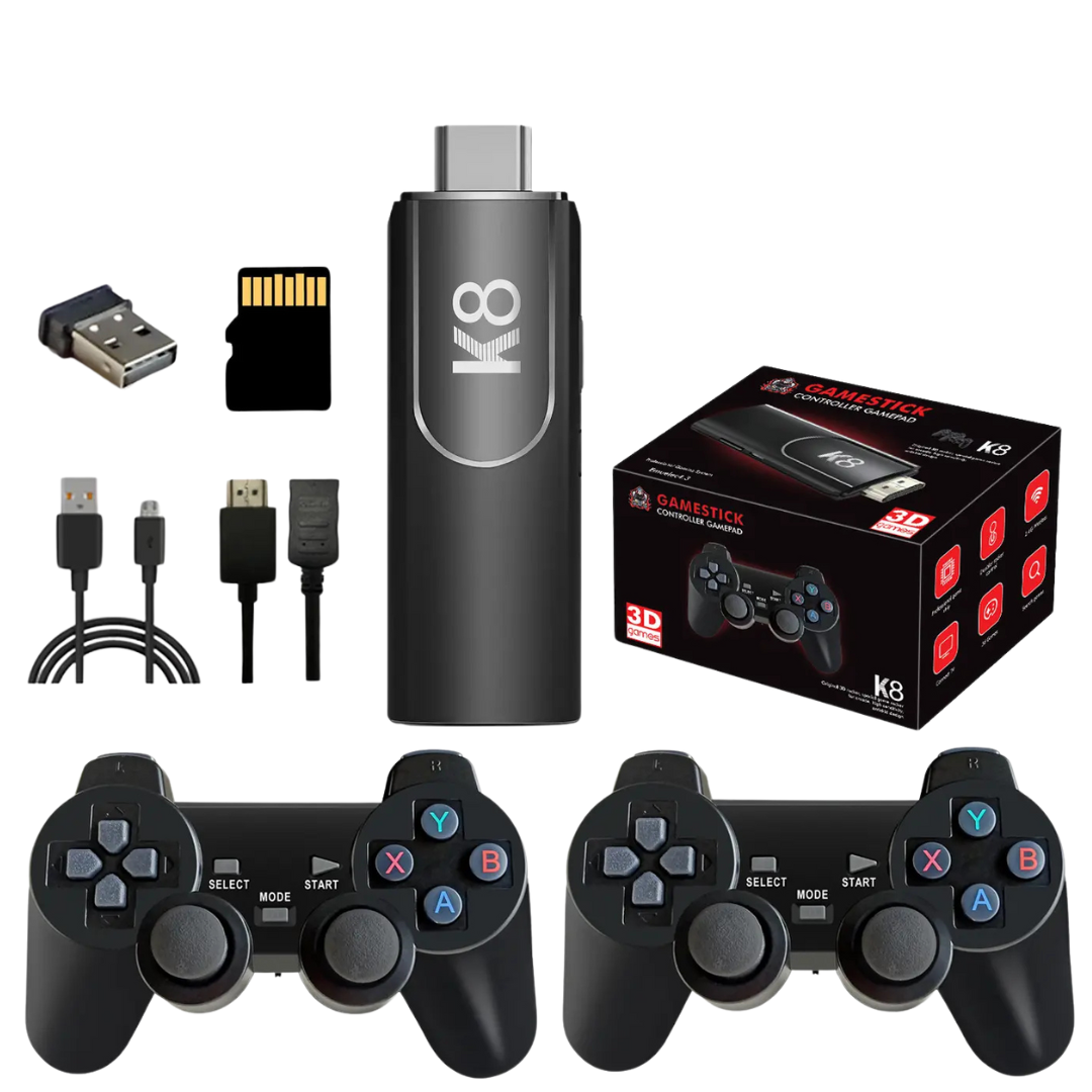 PRE ORDEN Mini Game Stick K8 64GB 4K HD