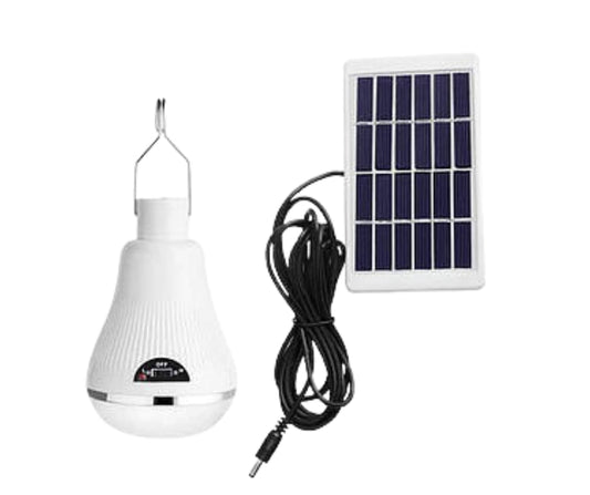 Bombilla led con placa solar